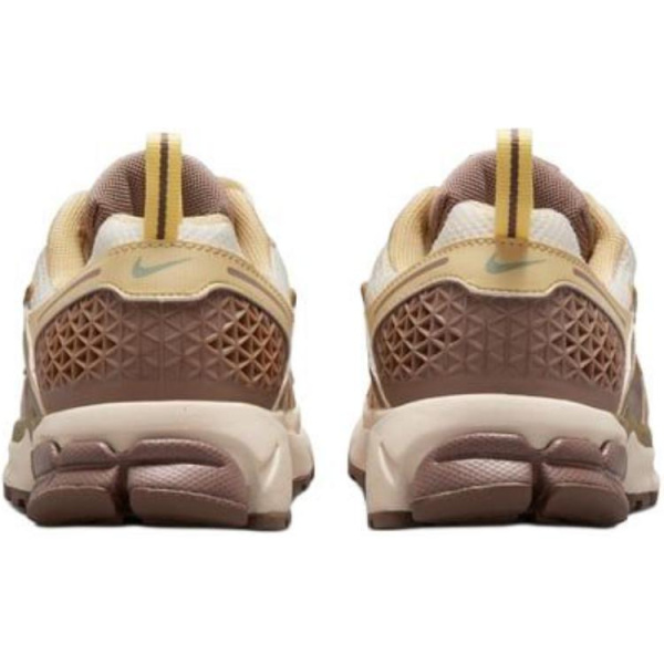 Nike Vomero 5 Устойчивые к истиранию Низкие Детские Беговые Кроссовки Белый-Коричневый