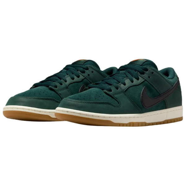 Nike Dunk SB Low Топ Скейтборд Кроссовки Мужские Темно-Зеленые