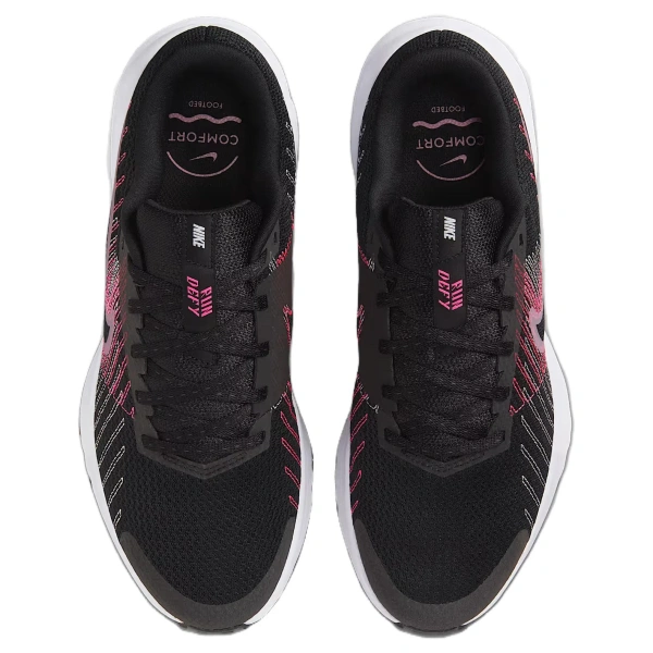 Nike RUN DEFY Low Женские беговые кроссовки черный розовый