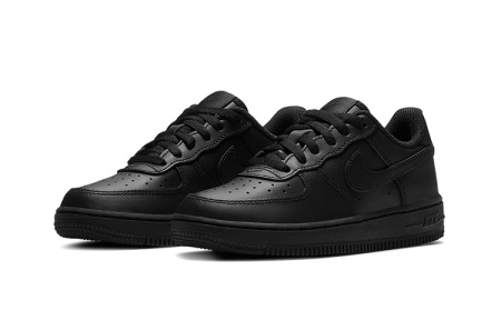 Nike Air Force 1 Slip-Resistant Abrasion-Resistant Low-Top Скейтборд Кроссовки Pure Черный