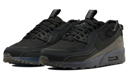 Nike Air Max 90 Low Топ Повседневные Беговые Кроссовки Мужские Черные