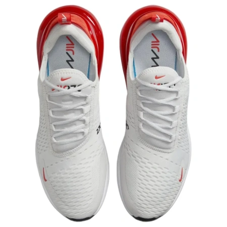Nike Air Max 270 Low Топ Повседневные Беговые Кроссовки Мужские Белые Красные