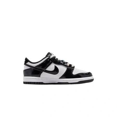Nike Dunk Mid Топ Детские Кроссовки для Тренировок Черный Белый Детский