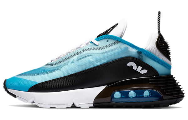 Nike Air Max 2090 Винтаж Низкие Повседневные Беговые Кроссовки Мужские Белые Синие