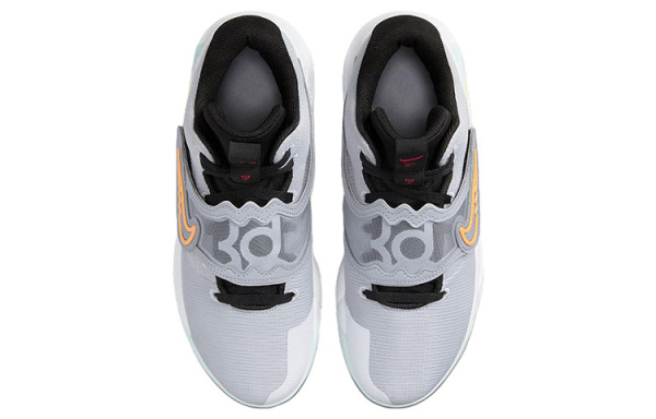 Nike KD Trey 5 X Low Топ Баскетбольные кроссовки для игры Мужской Серый Зеленый Азиатская версия