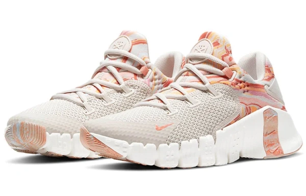 Nike Metcon 4 Амортизация Противоскользящие Устойчивые к истиранию Дышащие Низкие Кроссовки для тренировок Женские