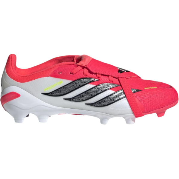 Adidas PREDATOR ELITE Низкие футбольные бутсы с поддержкой ярко-красный и черный детские