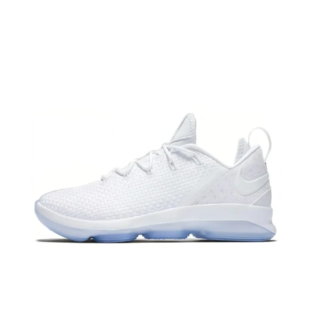 Nike Lebron 14 Амортизация Поддержка Низкий Верх Баскетбольные Кроссовки для Игры Мужские Белые