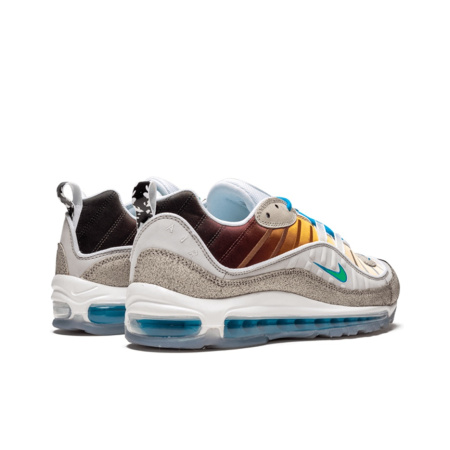 Nike Air MAX 98 Low Топ Воздушная Подушка Повседневные Беговые Кроссовки Унисекс Многоцветные