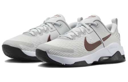 Nike Zoom Bella 6 Устойчивые к истиранию Дышащие Низкие Кроссовки для тренировок Женские Серые