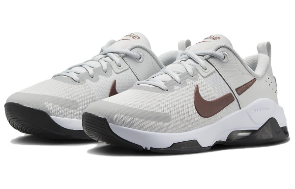 Nike Zoom Bella 6 Устойчивые к истиранию Дышащие Низкие Кроссовки для тренировок Женские Серые