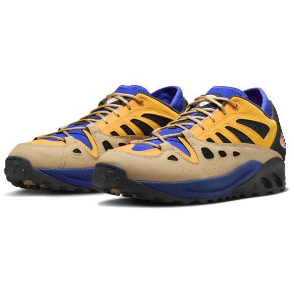 Nike ACG Air Exploraid Slip-resistant и дышащий низкий топ походная обувь унисекс синий желтый