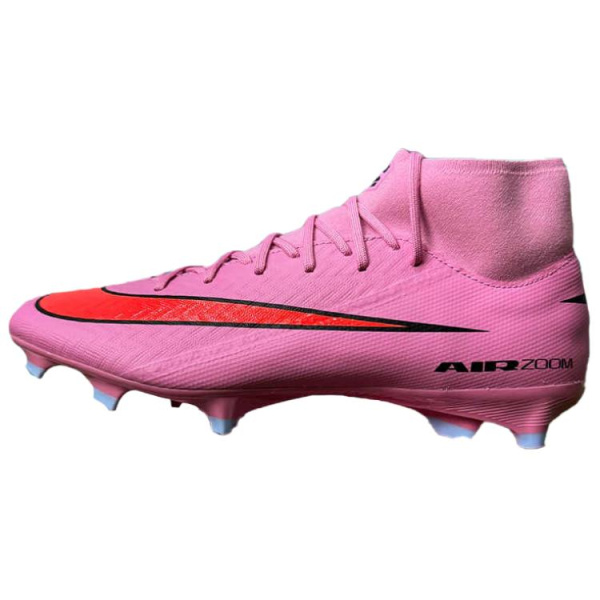 Nike Mercurial Superfly 10 Academy Устойчивые к истиранию Баланс Футбольные бутсы Унисекс Розовые
