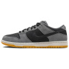 Nike Dunk SB противоскользящие устойчивые к истиранию низкие скейтбординговые кроссовки унисекс серо-черные