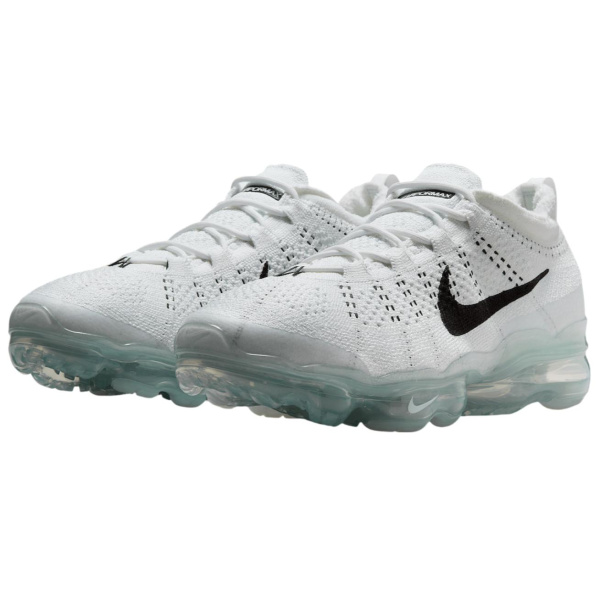 Nike VaporMax 2023 flyknit Низкий топ Повседневная обувь Мужская Белая