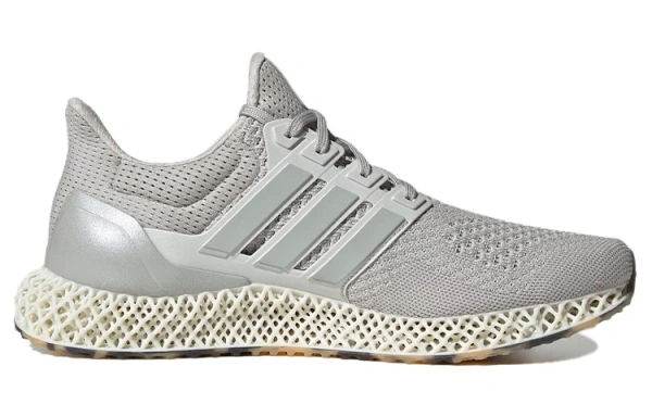 Adidas ULT противоскользящие низкие беговые кроссовки унисекс белые серые
