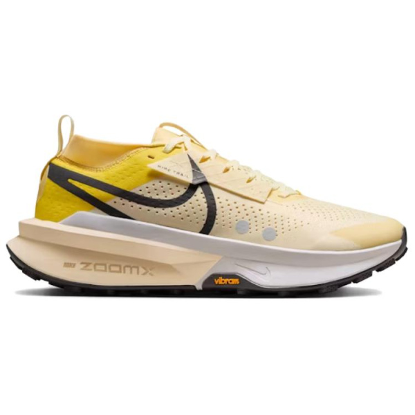 Nike Zegama Trail 2 Устойчивые к истиранию Низкие Повседневные Беговые Кроссовки Мужские Желтые