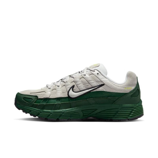 Nike P 6000 Амортизация Износостойкий Низкий Топ Повседневная Обувь Унисекс Белый Зеленый