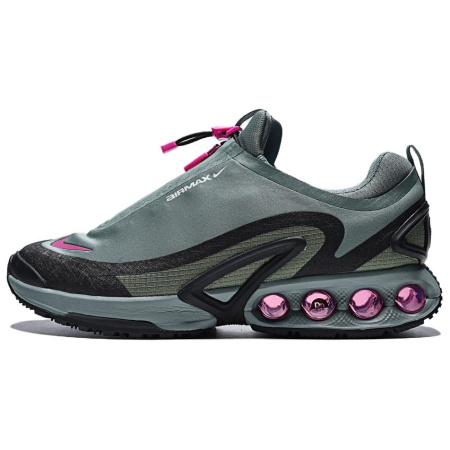 Nike Air Max DN Roam Повседневные беговые кроссовки Мужские Темно-зеленый Розовый