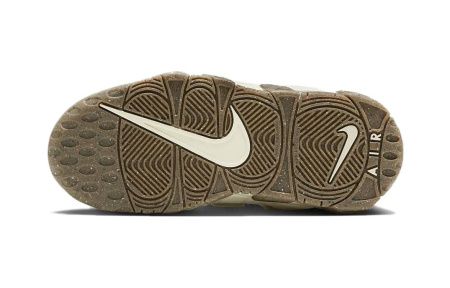 Nike Air More Uptempo BP Коровья кожа Противоскользящие амортизирующие кроссовки для детей Lifestyle