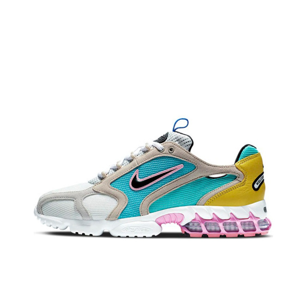 Nike Air Zoom Spiridon Cage 2 Амортизация Противоскользящий Низкий Топ Повседневная Обувь Унисекс Серый Синий Розовый