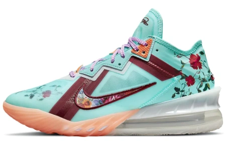 NIKE Lebron 18 Low EP 'Цветочный' Lebron 18 Цветочный Текстиль TPU