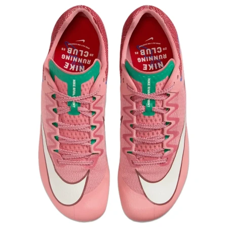 Nike ZOOM RIVAL SPRINT Износостойкий и Легкий Низкий Топ Спринт Беговые кроссовки Мужские Красные