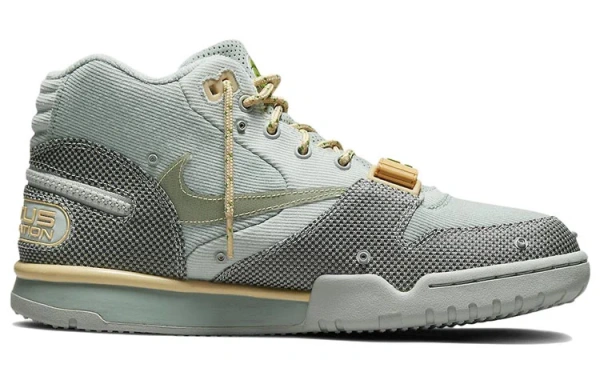 Travis Scott X CACT.US CORP X Nike Air Trainer 1 Серый Дымчатый Противоскользящий Устойчивый к истиранию Легкий Покрытие