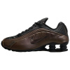 Nike Shox R4 Устойчивые к истиранию низкие беговые кроссовки женские коричневые черные