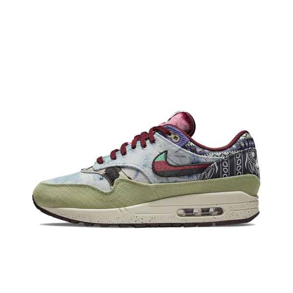 Concepts X Nike Air Max 1 Устойчивые к истиранию Низкие Кроссовки с воздушной подушкой для повседневного бега Унисекс