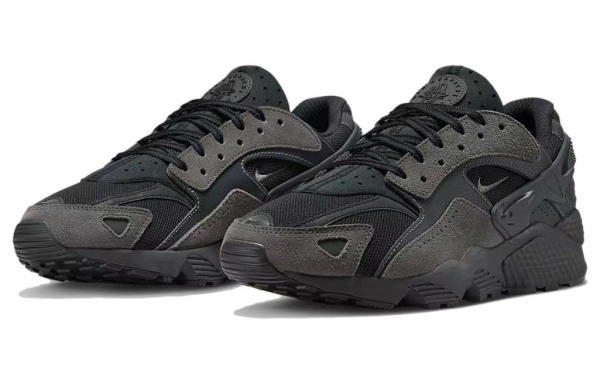 Nike Air Huarache Low Топ Повседневные Городские Кроссовки для Коммутирования и Беговые Кроссовки Унисекс Черные