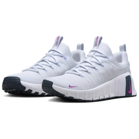 Nike Free Metcon 6 Комфортные Дышащие Низкие Кроссовки для Тренировок Женские Серые