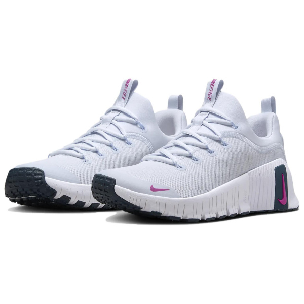 Nike Free Metcon 6 Комфортные Дышащие Низкие Кроссовки для Тренировок Женские Серые