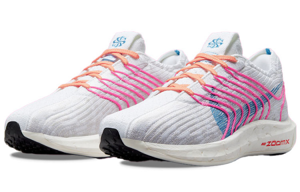 Nike Pegasus Turbo Next Nature Low Топ Тренировочные Гоночные Беговые Кроссовки Женские Белый Синий Розовый