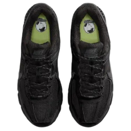 Nike Vomero 5 Дышащий Поддержка Светоотражающий Низкий Верх Повседневные Беговые Кроссовки Мужские Черные