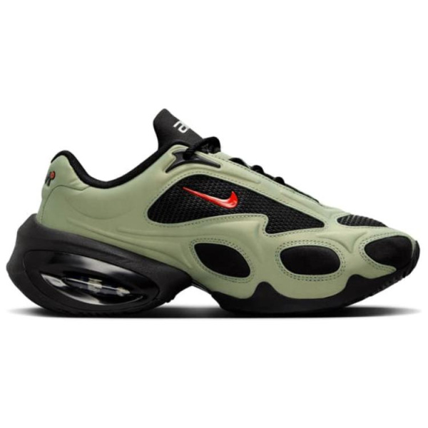 Nike Air Max Muse Abrasion Resistant Низкие Повседневные Кроссовки Женские Зеленые Черные