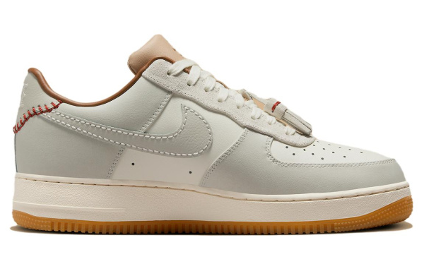 Nike Air Force 1 Low Топ Скейтборд Кроссовки Мужские Бежевый Хаки