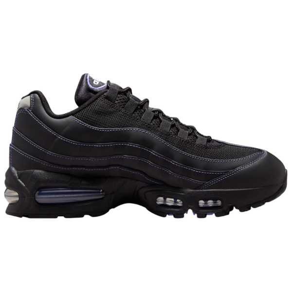 Nike Air Max 95 Комфортный Устойчивый к истиранию Низкий Топ Резина Повседневные Беговые Кроссовки Мужские Черные