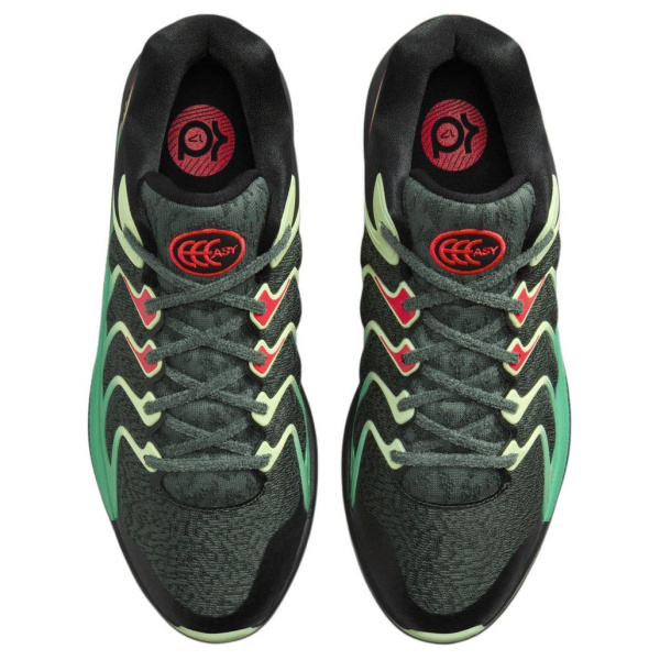 Nike KD 17 Противоскользящие устойчивые к истиранию низкие баскетбольные кроссовки для мужчин темно-зеленые
