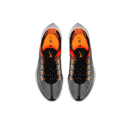 Nike EXP X14 Сетка Anti-Slip Легкий Низкий Топ Марафон Беговые кроссовки Мужские Черный Серый Оранжевый