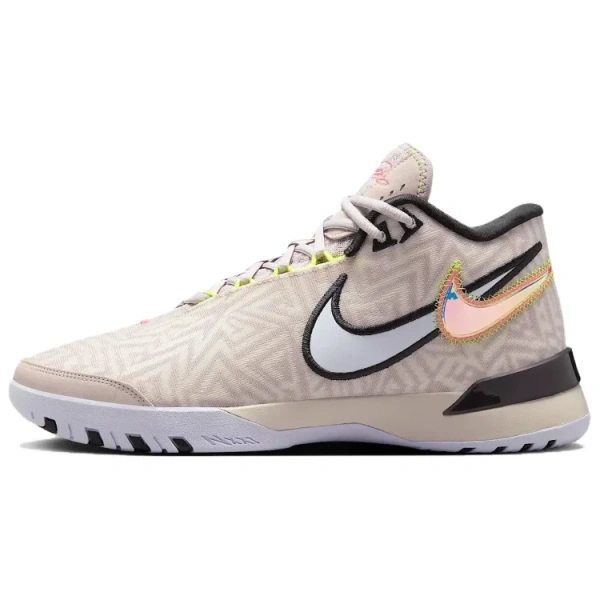 Nike LeBron NXXT Genisus противоскользящие устойчивые к истиранию MID мужские баскетбольные кроссовки хаки