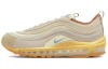 Nike Air Max 97 Текстиль Кожа Дышащий Низкий Топ Повседневные Кроссовки для Бега Женские Кокосовое Молоко