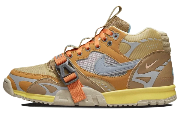 Nike Air Trainer 1 MID Топ Кроссовки для тренировок Унисекс Желто-синие