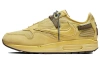 Travis Scott X Nike Air Max 1 Устойчивые к истиранию низкие повседневные беговые кроссовки унисекс Сатурн Золото