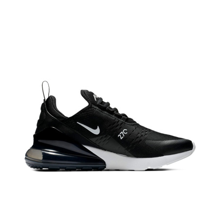 Nike Air Max 270 Износостойкий Дышащий Низкий Топ Воздушная Подушка Повседневные Беговые Кроссовки Женские Черный Белый