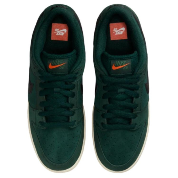 Nike Dunk SB Low Топ Скейтборд Кроссовки Мужские Темно-Зеленые