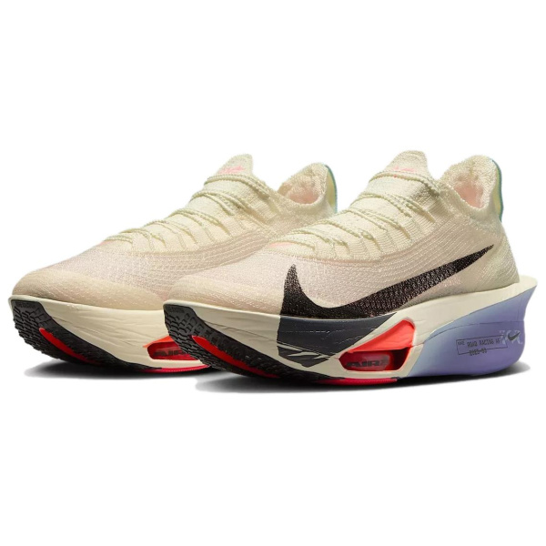 Nike Air ZOOM Alphafly Next% 3 Low Топ Повседневные Марафон Беговые Кроссовки Женские Экрю