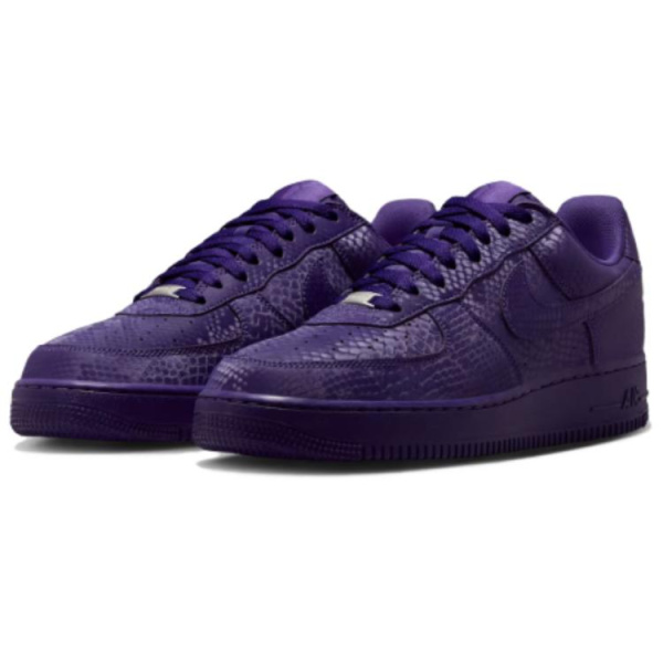 Nike Air Force 1 Slip-Resistant Abrasion-Resistant Low-Top Скейтборд Кроссовки Мужские Фиолетовые