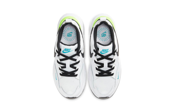 Nike Air Max Fusion Амортизация Устойчивость к истиранию Дышащие Низкие Беговые кроссовки Белый Черный Зеленый