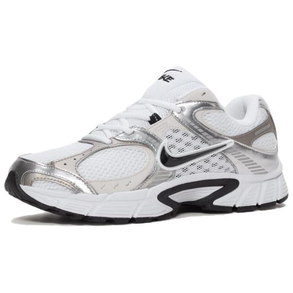 Nike V5 RNR Противоскользящие устойчивые к истиранию низкие повседневные беговые кроссовки мужские белые серебристые
